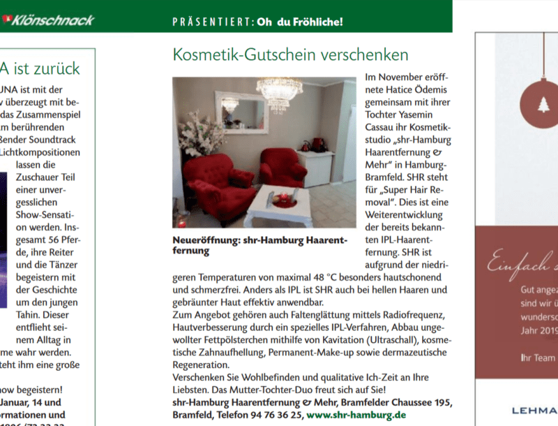 Im Klönschnack vom 01.12.2018