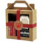 Dudu Osun® CLASSIC (25g), unicorn® Apfel-Haarseife (16g), unicorn® Sauer-Spülung (10ml), unicorn® Seifendose klein