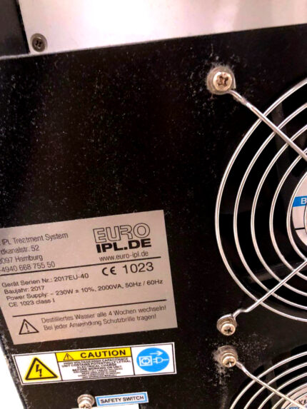 SHR/IPL - Haarfrei Multi Pro 7 - Typenschild